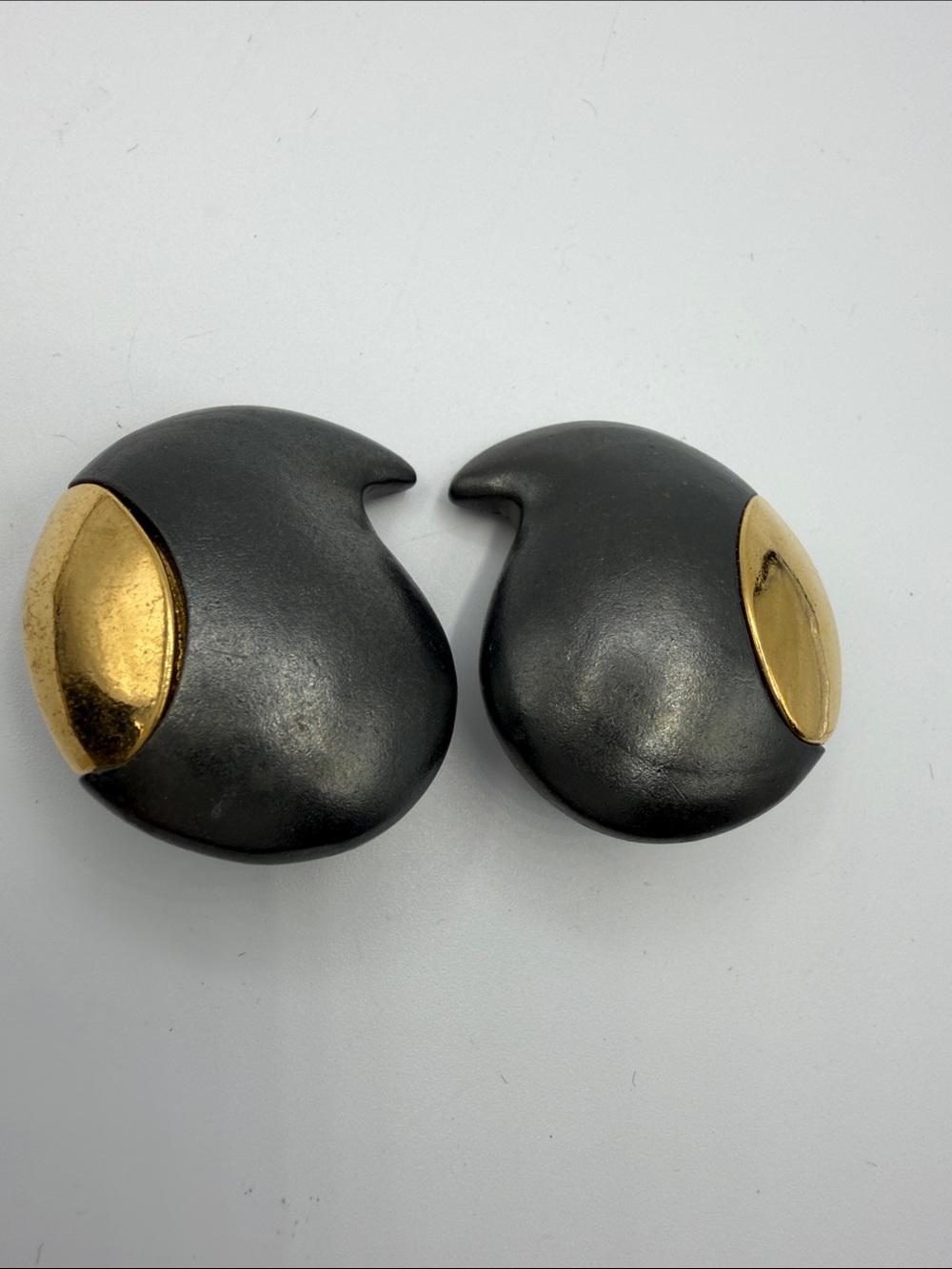 VTG YSL Yves Saint Laurent Fashion Clip-On Earrings, New on Card